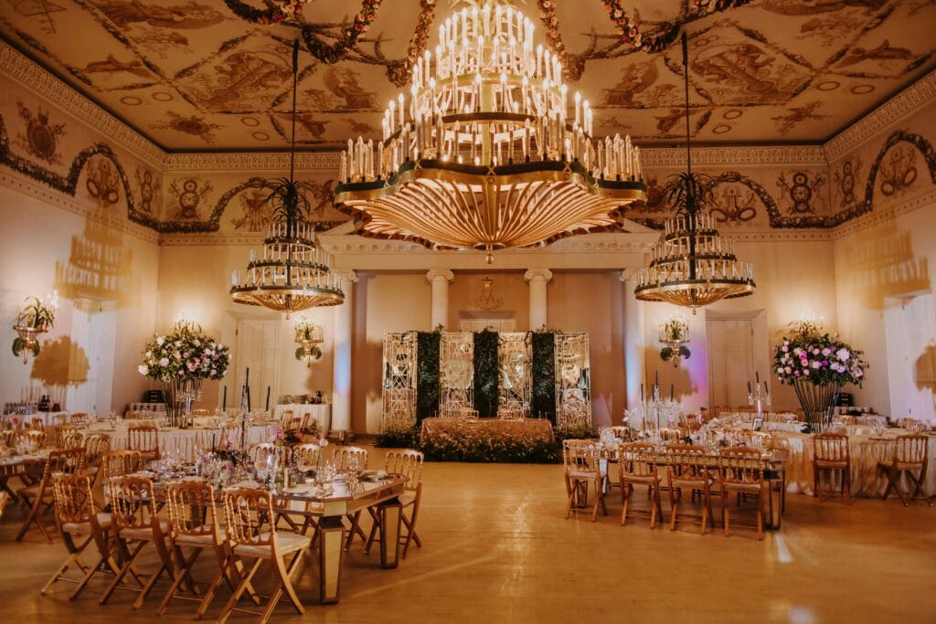 grand, luxury chicago ballroom for wedding reception