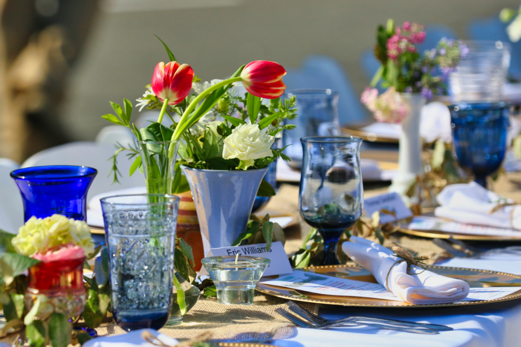 blue tulips springtime table.webp